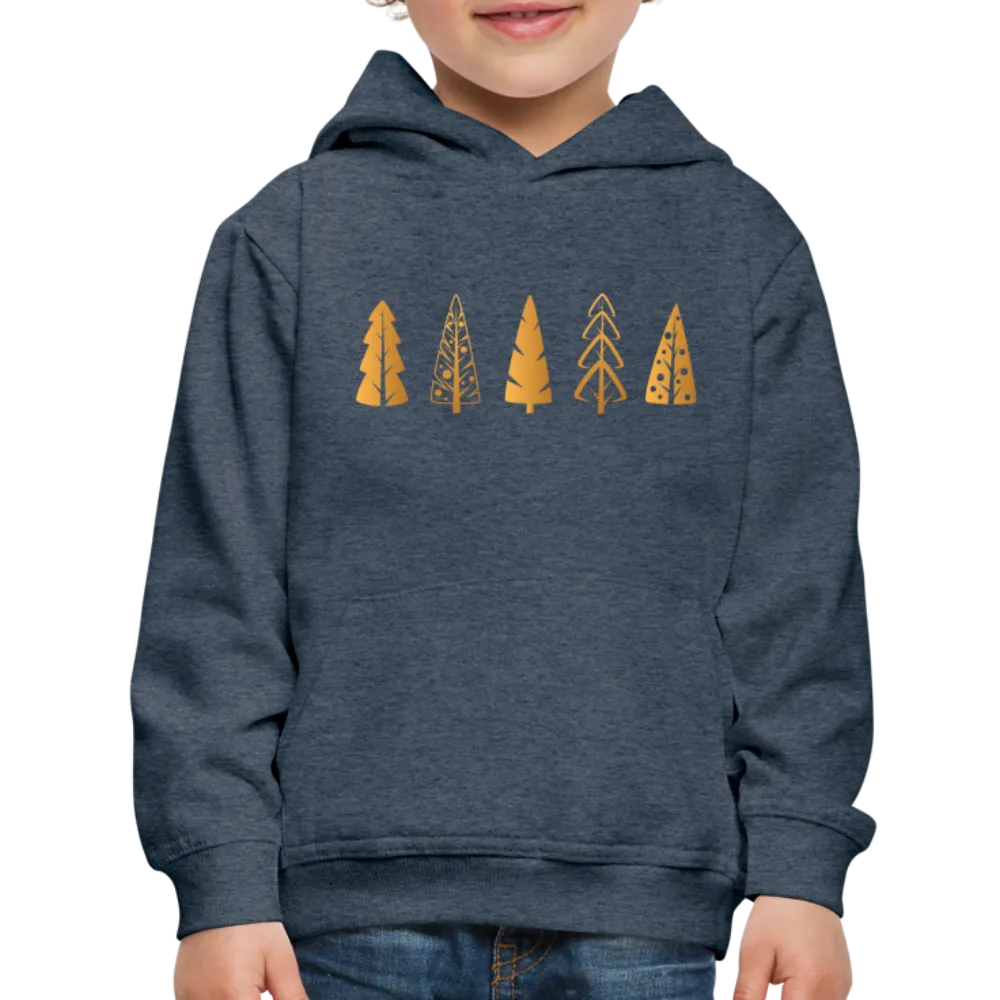 Holiday TREE Hoodie - Embroidery - Kids‘ Premium Hoodie
