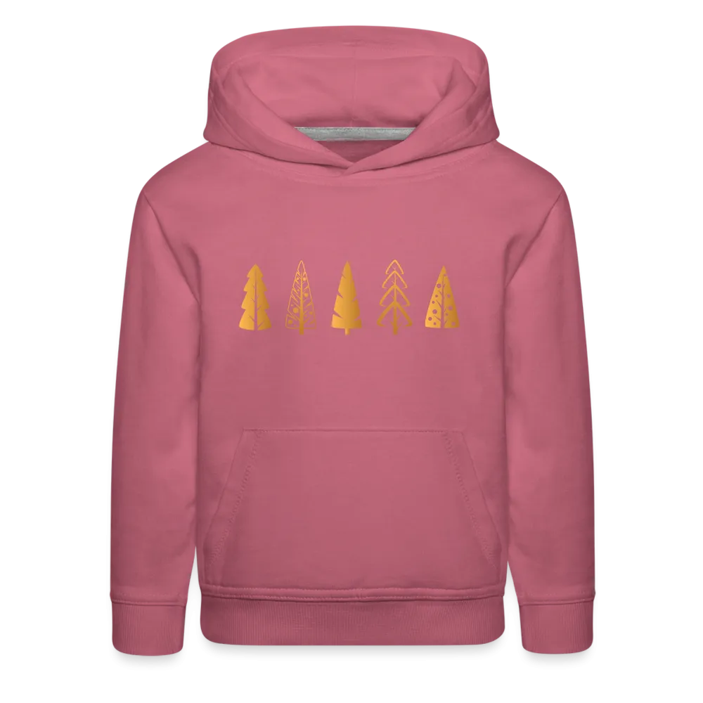 Holiday TREE Hoodie - Embroidery - Kids‘ Premium Hoodie