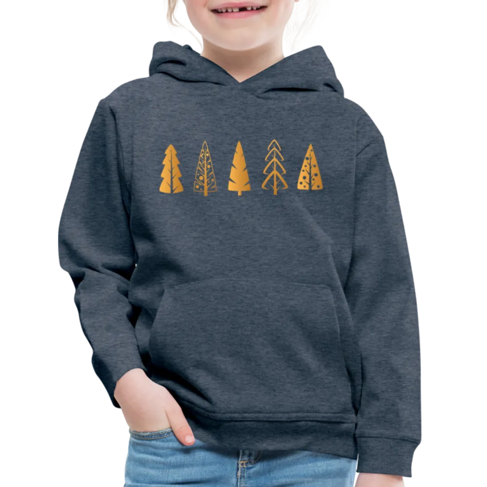 Holiday TREE Hoodie - Embroidery - Kids‘ Premium Hoodie