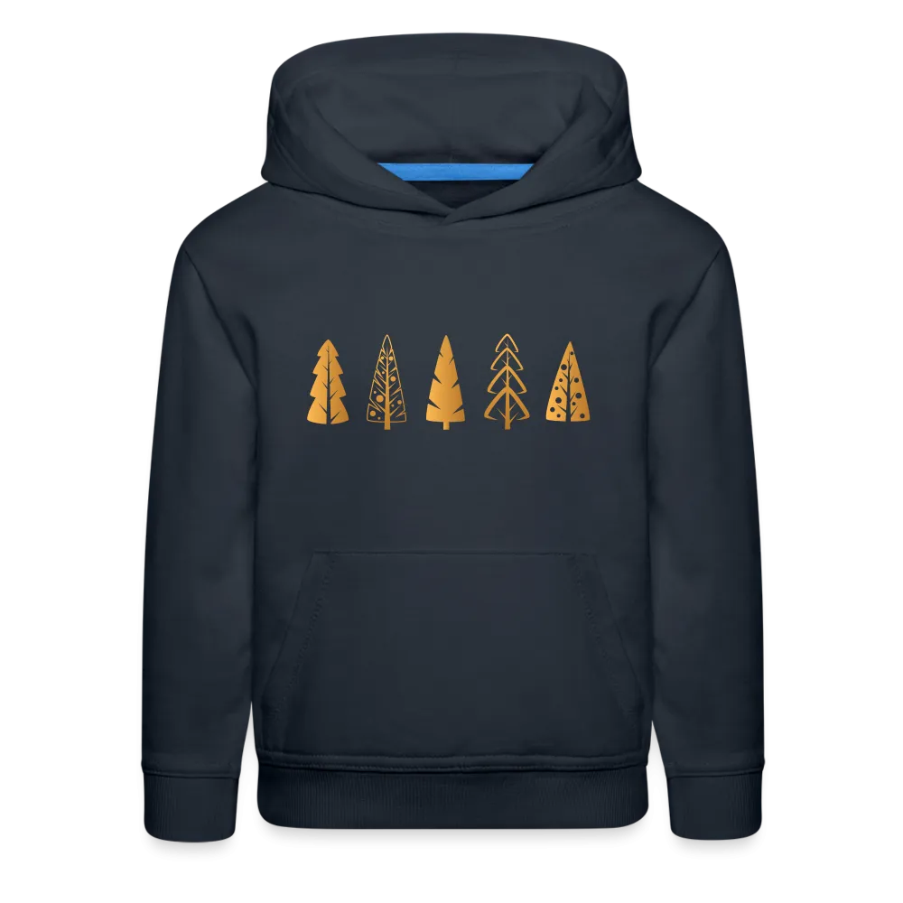 Holiday TREE Hoodie - Embroidery - Kids‘ Premium Hoodie