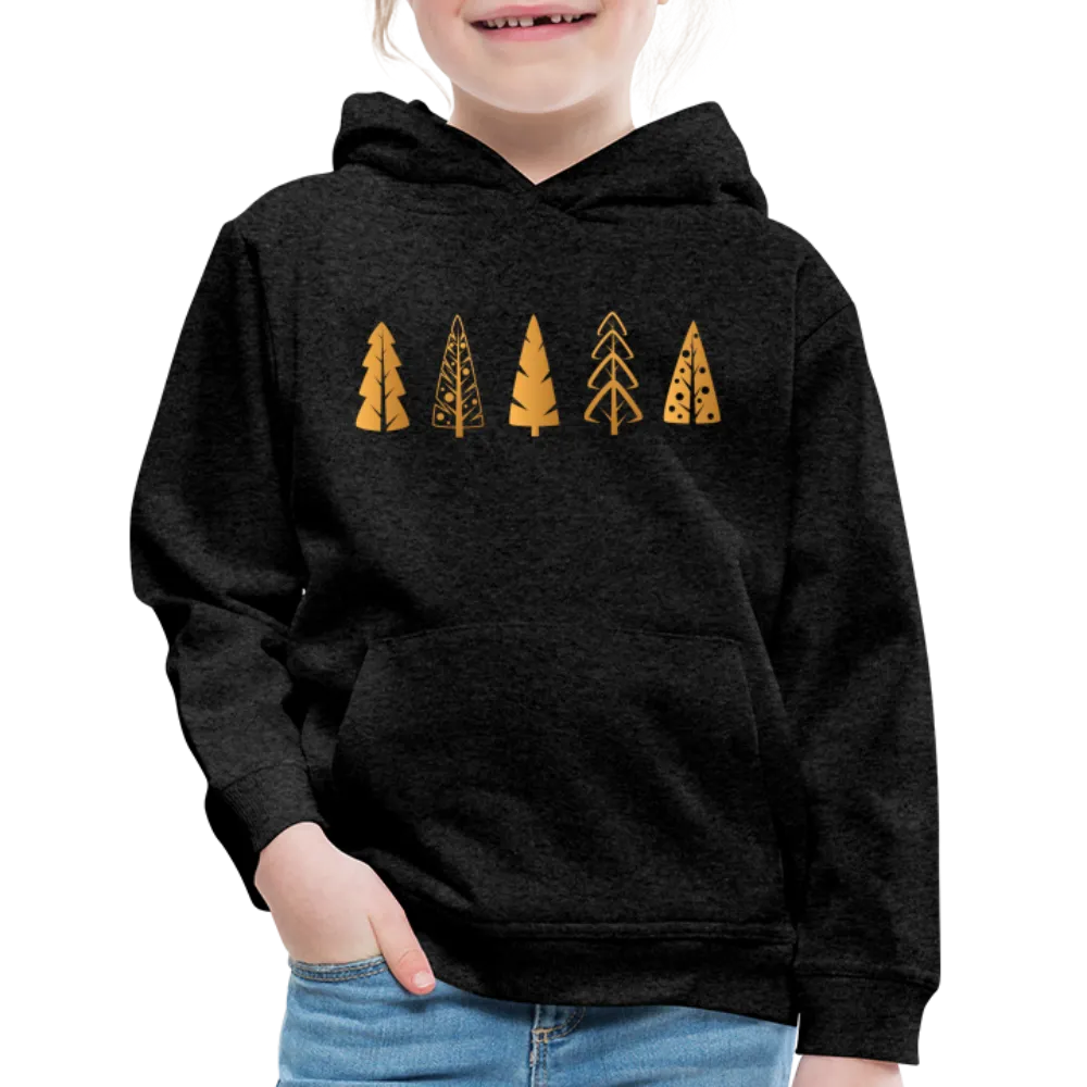 Holiday TREE Hoodie - Embroidery - Kids‘ Premium Hoodie