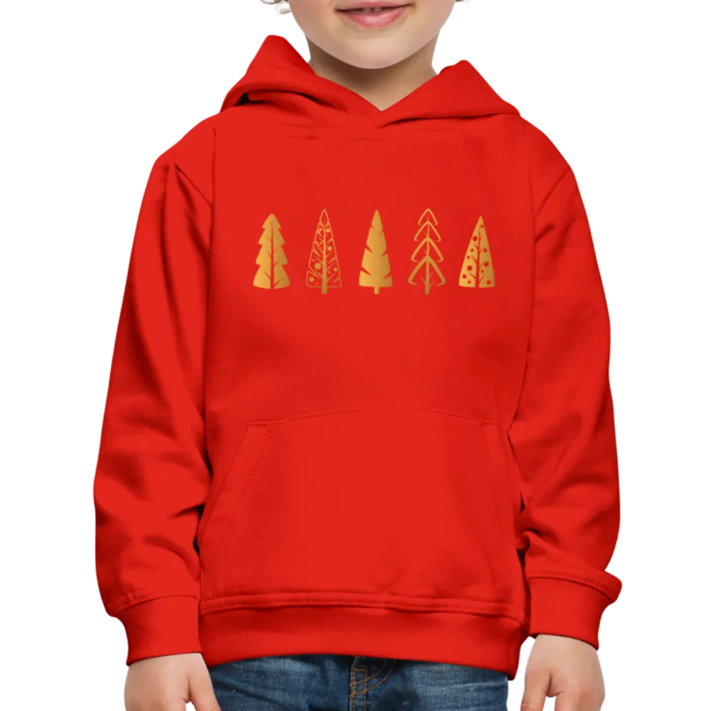 Holiday TREE Hoodie - Embroidery - Kids‘ Premium Hoodie