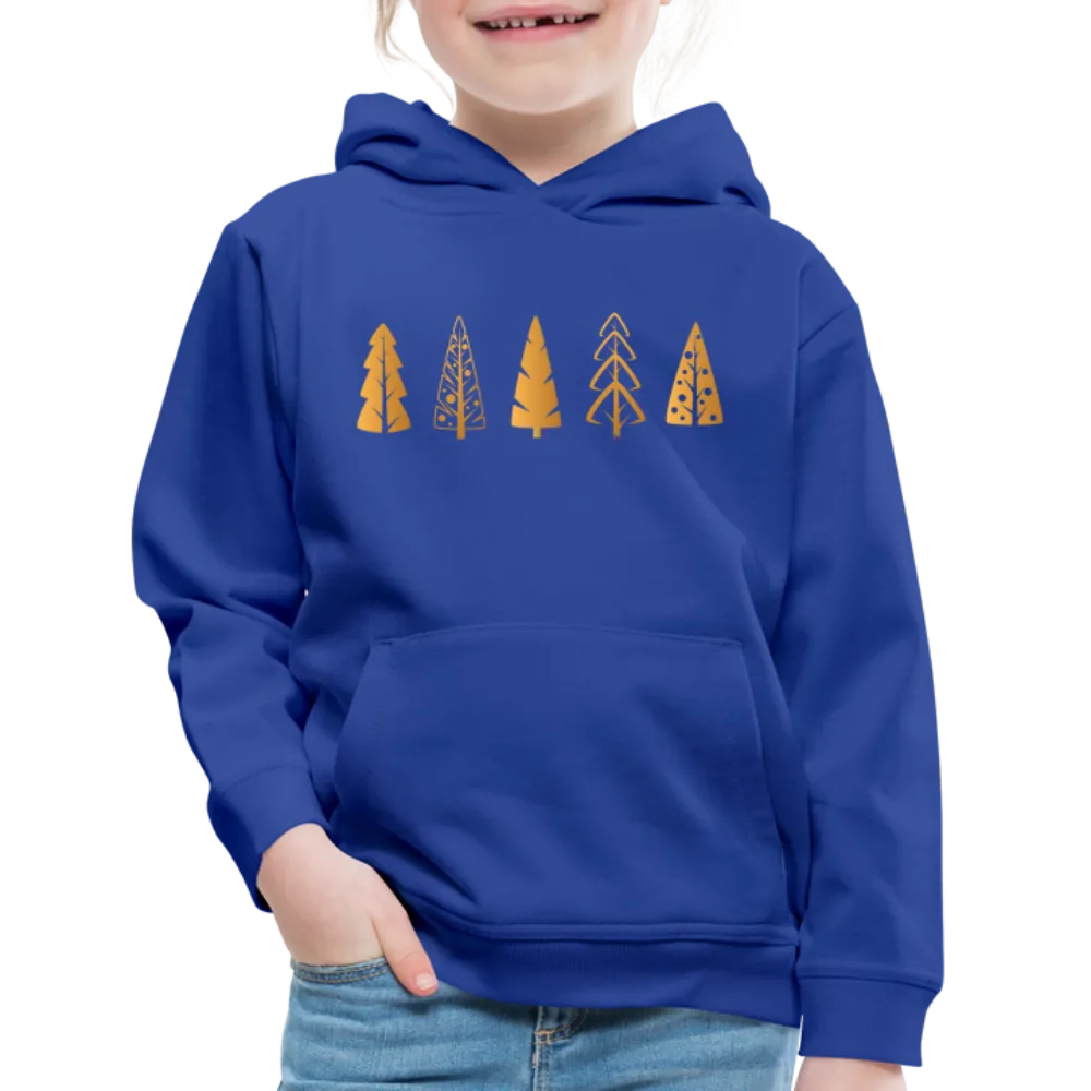 Holiday TREE Hoodie - Embroidery - Kids‘ Premium Hoodie