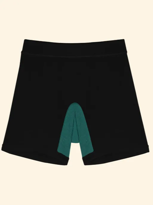 Huha - Mid Boxer Underwear | Black