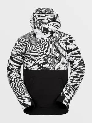 Hydro Riding Kapuzenpullover - BLACK WHITE