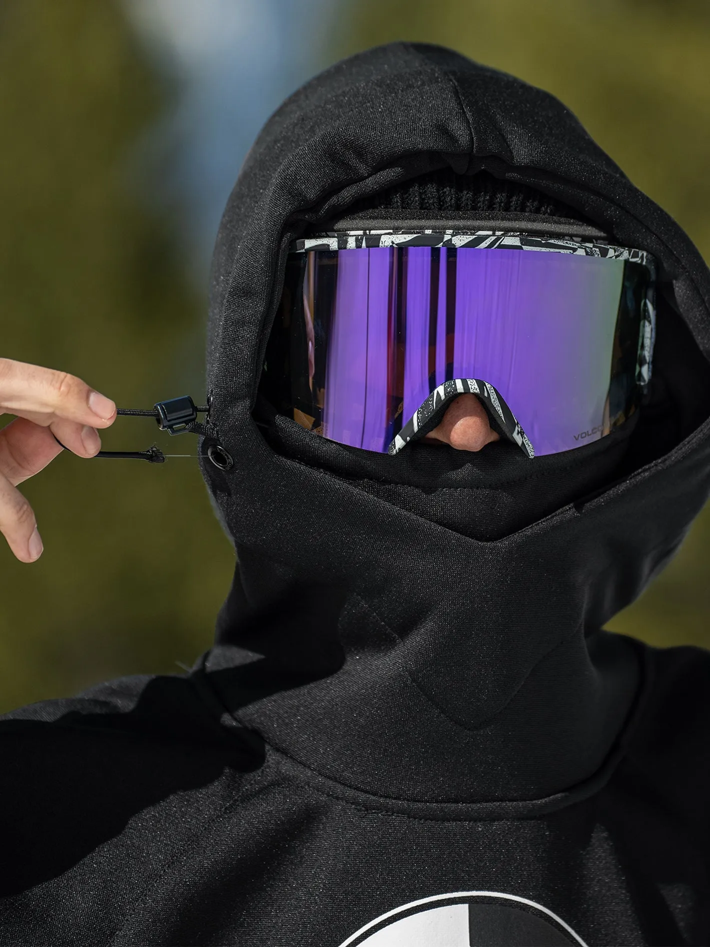 Hydro Riding Kapuzenpullover - BLACK