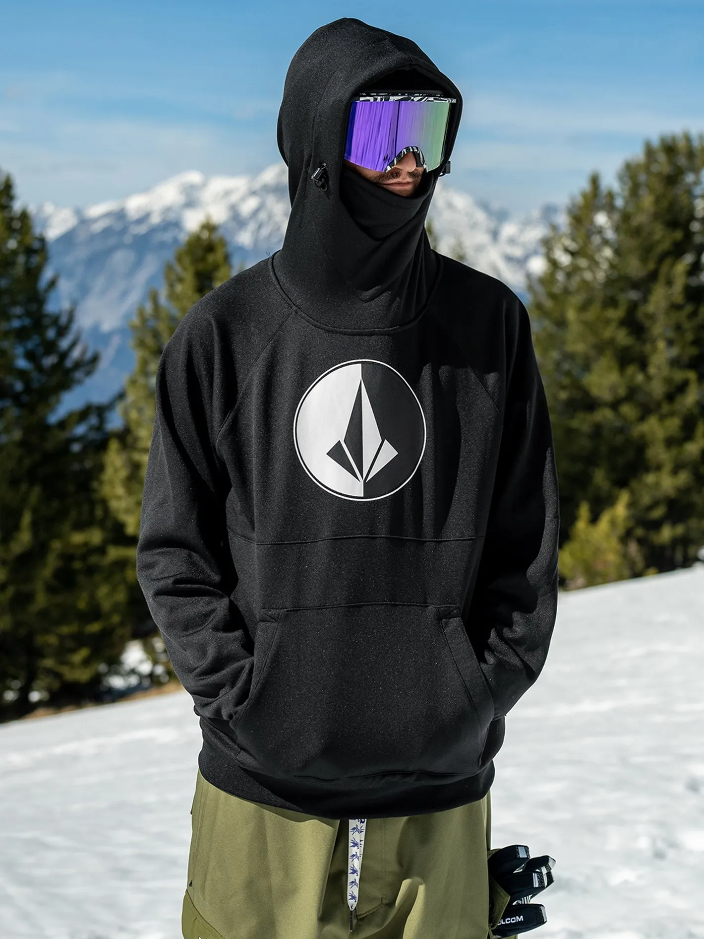 Hydro Riding Kapuzenpullover - BLACK