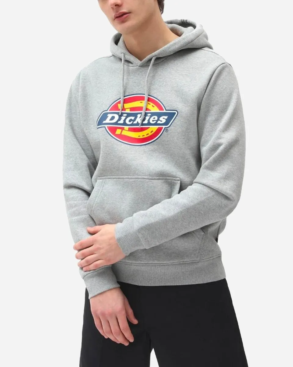 Icon Logo Hoodie - Grey Melange