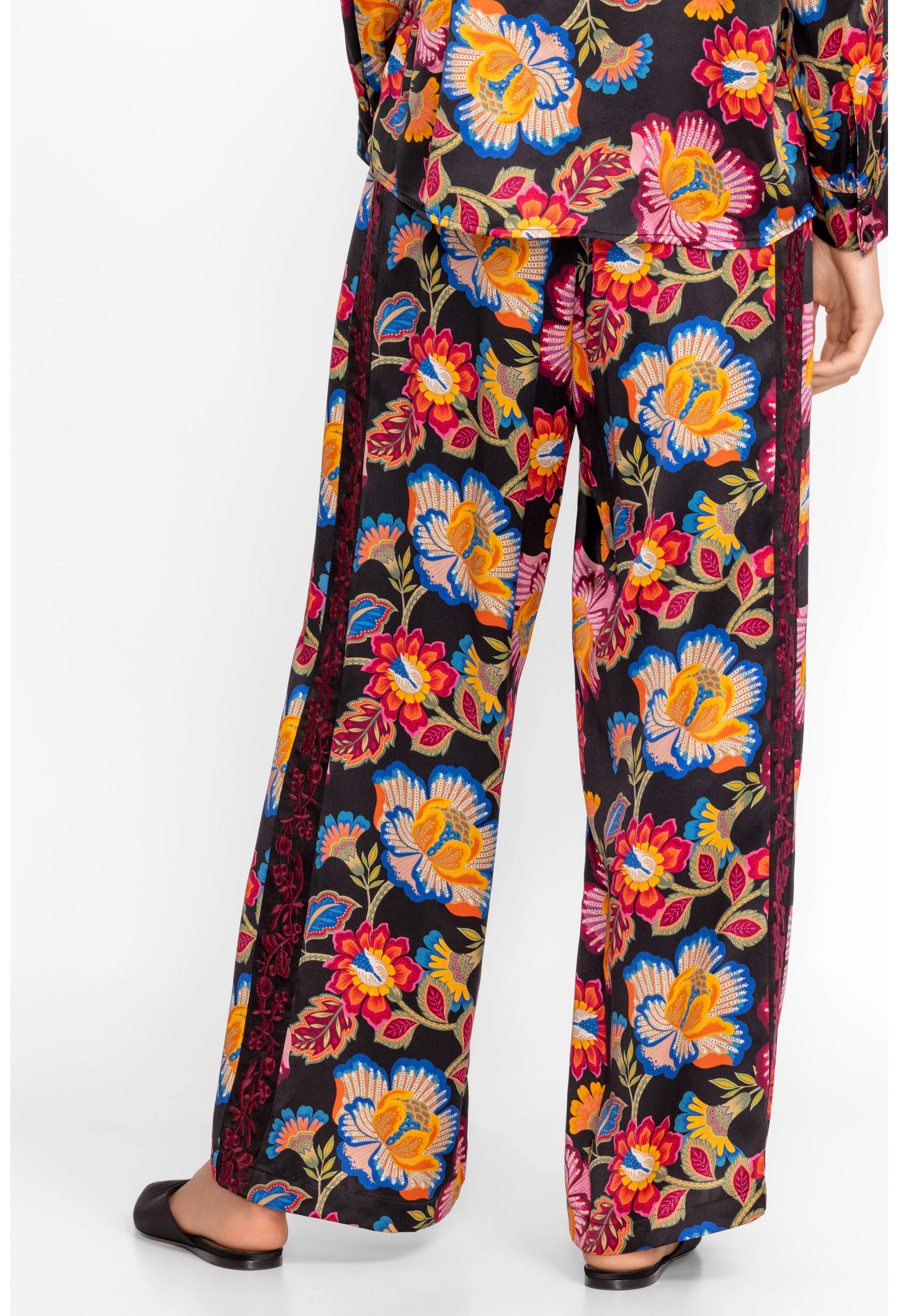Johnny Was Workshop Sidonia Silk Lounge Pant W60523 Boho Chic