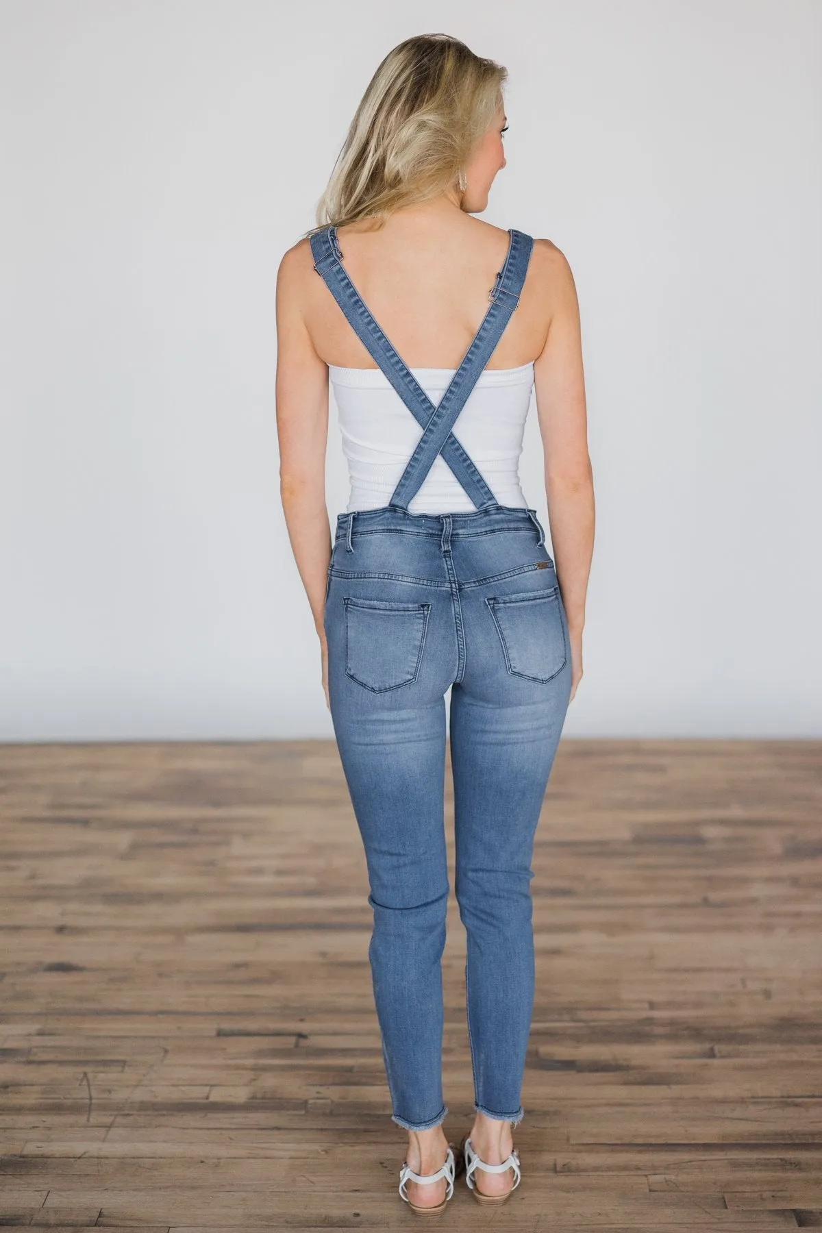 Kan Can Jeans ~ Justice Light Wash Overalls