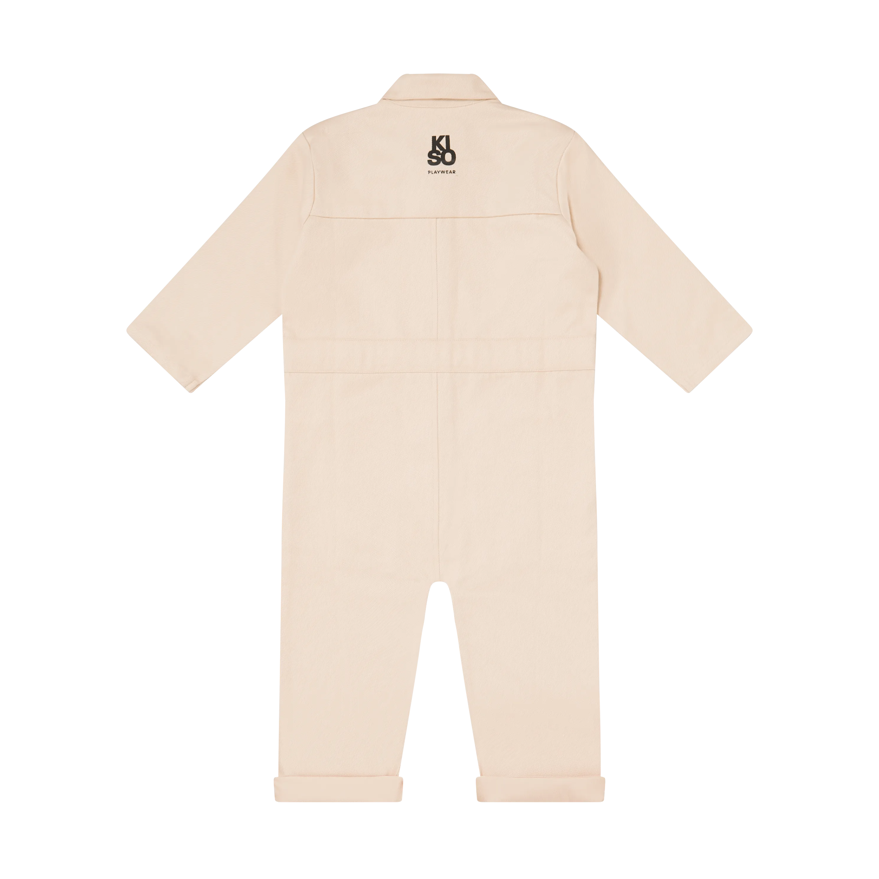 KISO Organic Kids Boilersuit Overalls in Cloud