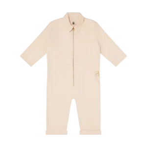 KISO Organic Kids Boilersuit Overalls in Cloud