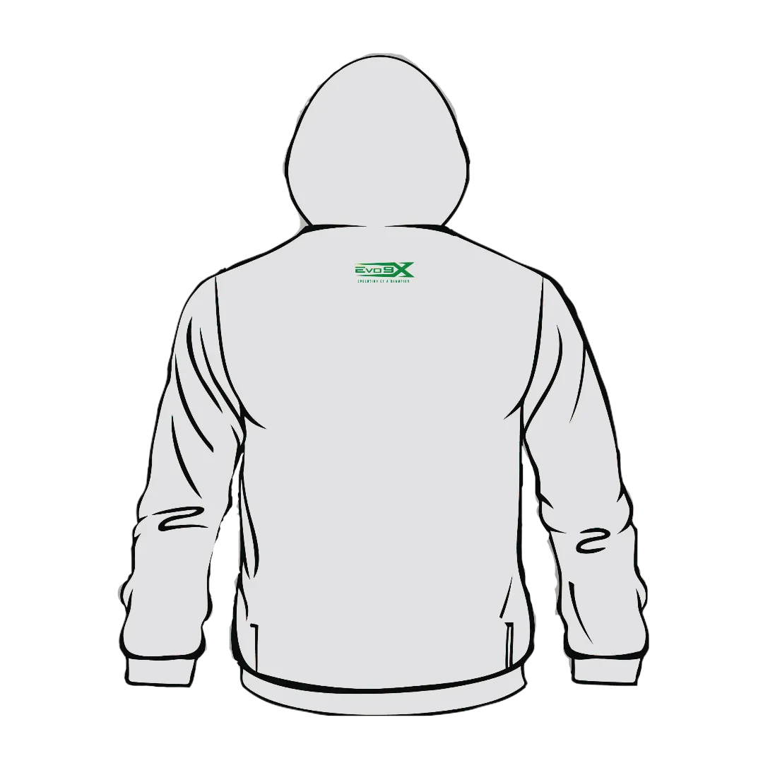 KISS ME IM IRISH Semi Sublimated Grey Hoodie