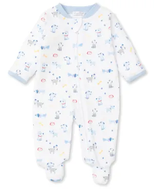 Kissy Kissy Puppy Party Zip Footie