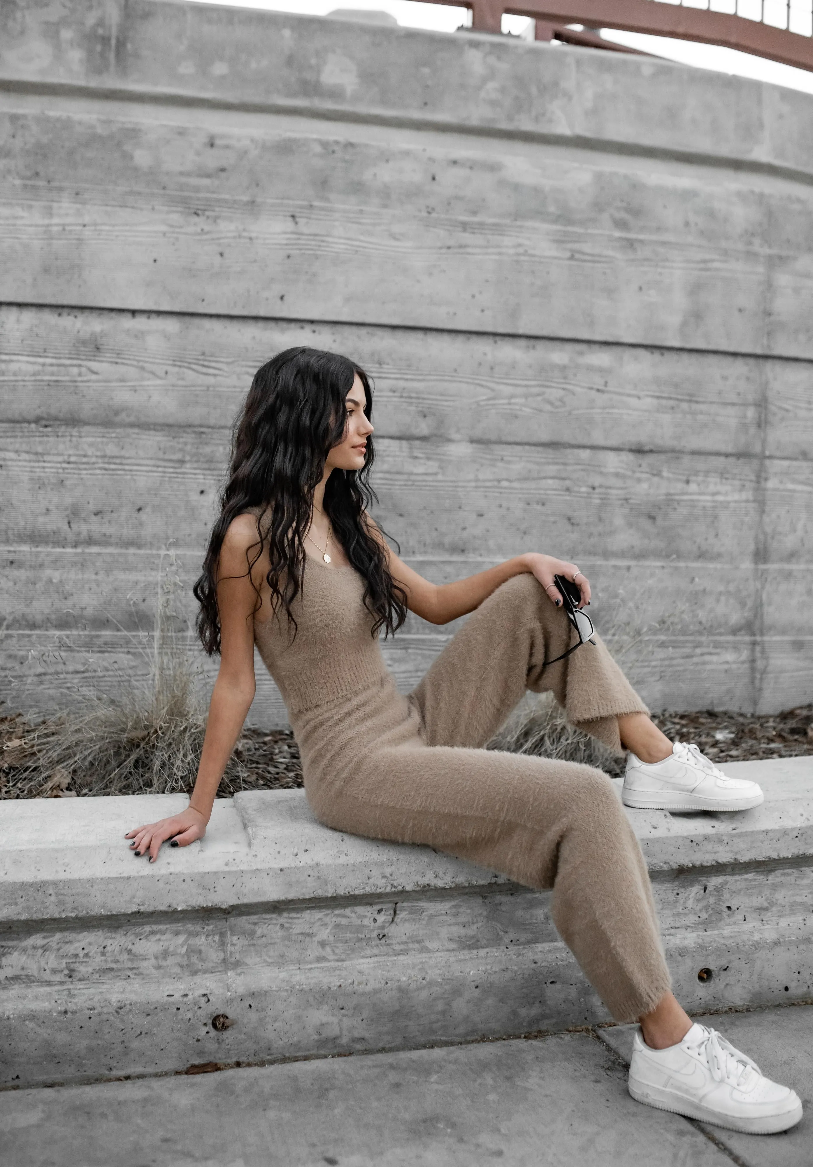 Laid back knit pants