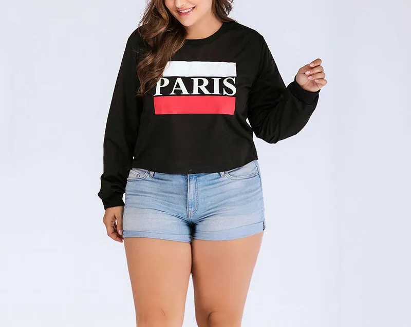 Large Size Women's Long Sleeve Hoodie