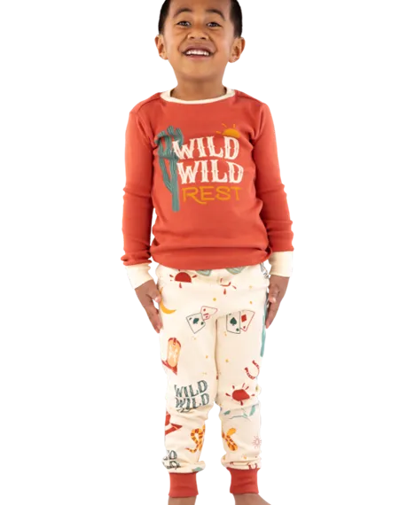 Lazy One Kid's Wild Wild Rest Pj Set