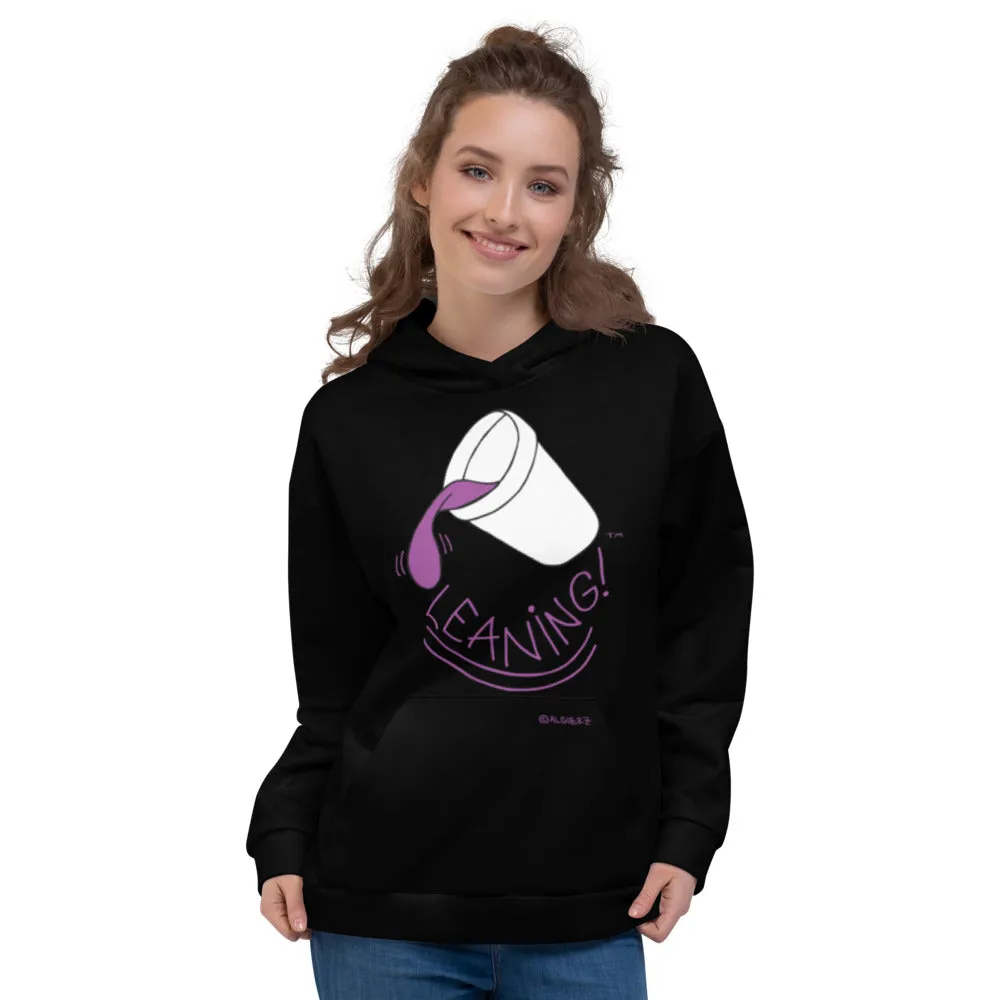 Leaning // Pull-Over Hoody Sweatshirt (black)