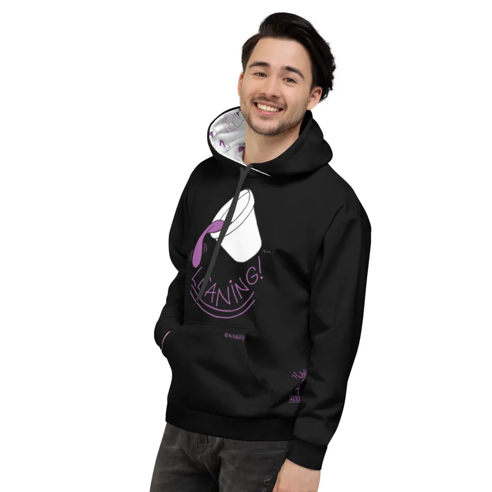 Leaning // Pull-Over Hoody Sweatshirt (black)