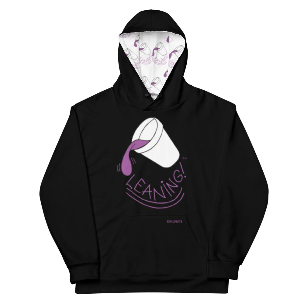 Leaning // Pull-Over Hoody Sweatshirt (black)