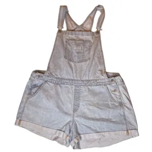 Levi’s denim shortalls overalls light blue wash Plus Size 24