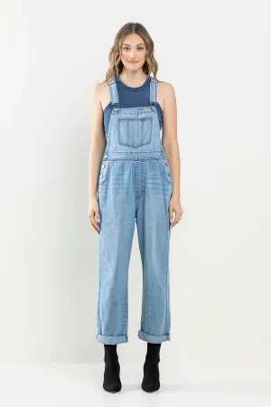 Light Wash Overalls