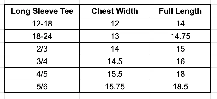 Long Sleeve Tee