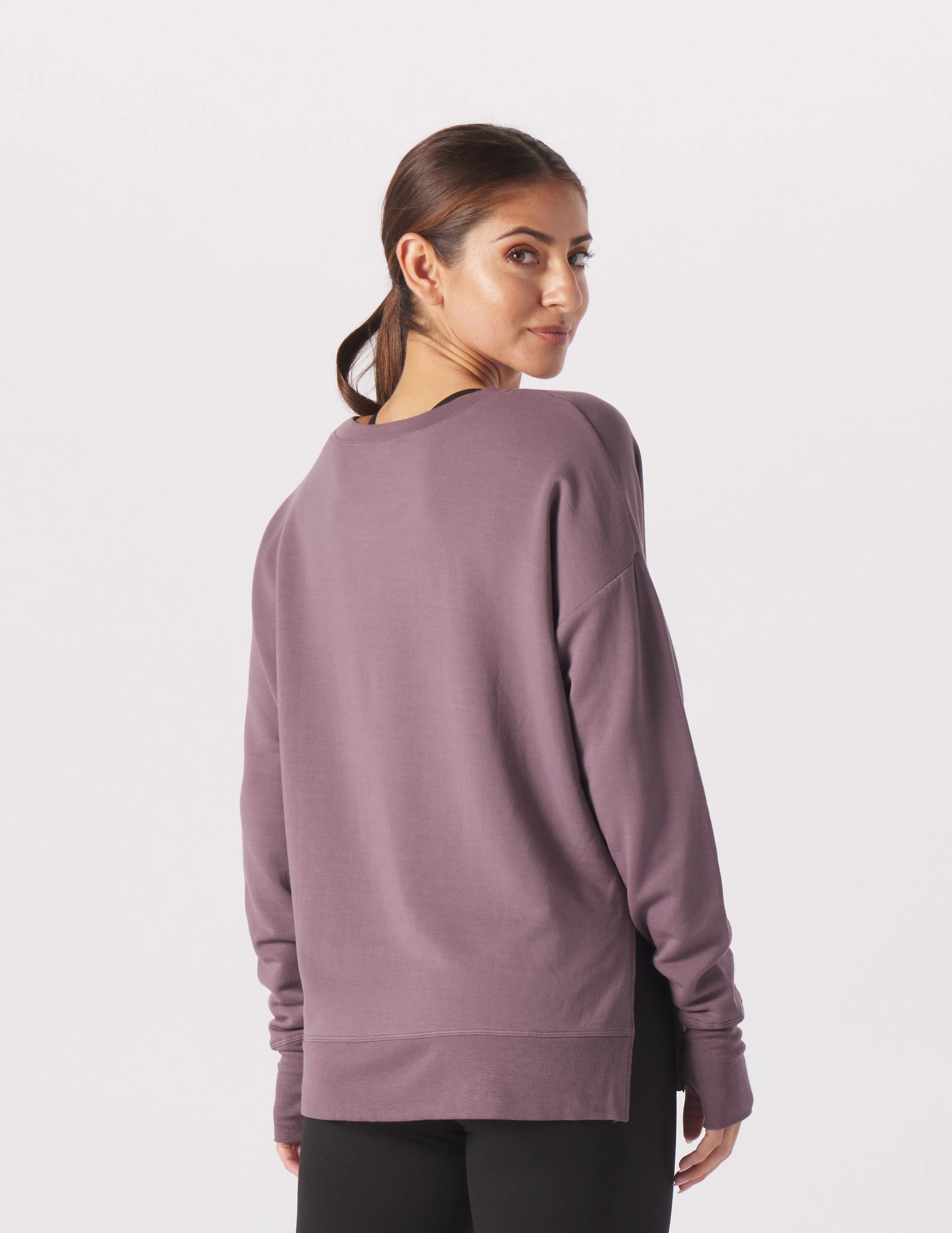 Lounge Long Sleeve: Berry Wine