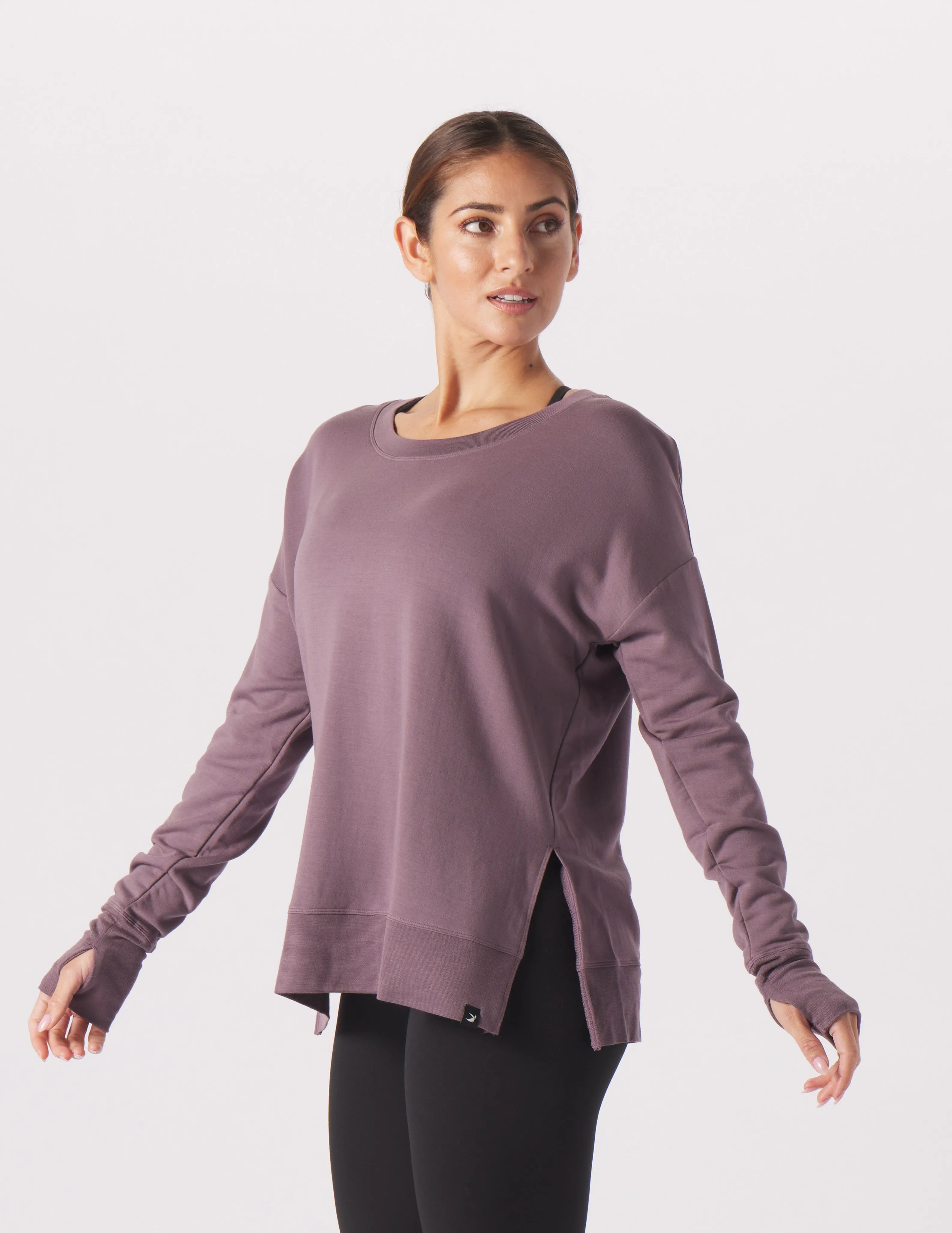 Lounge Long Sleeve: Berry Wine