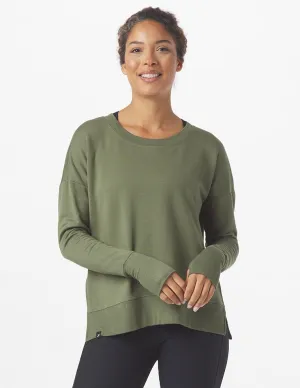 Lounge Long Sleeve: Moss
