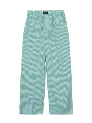 Lounge Pants Green Stripe