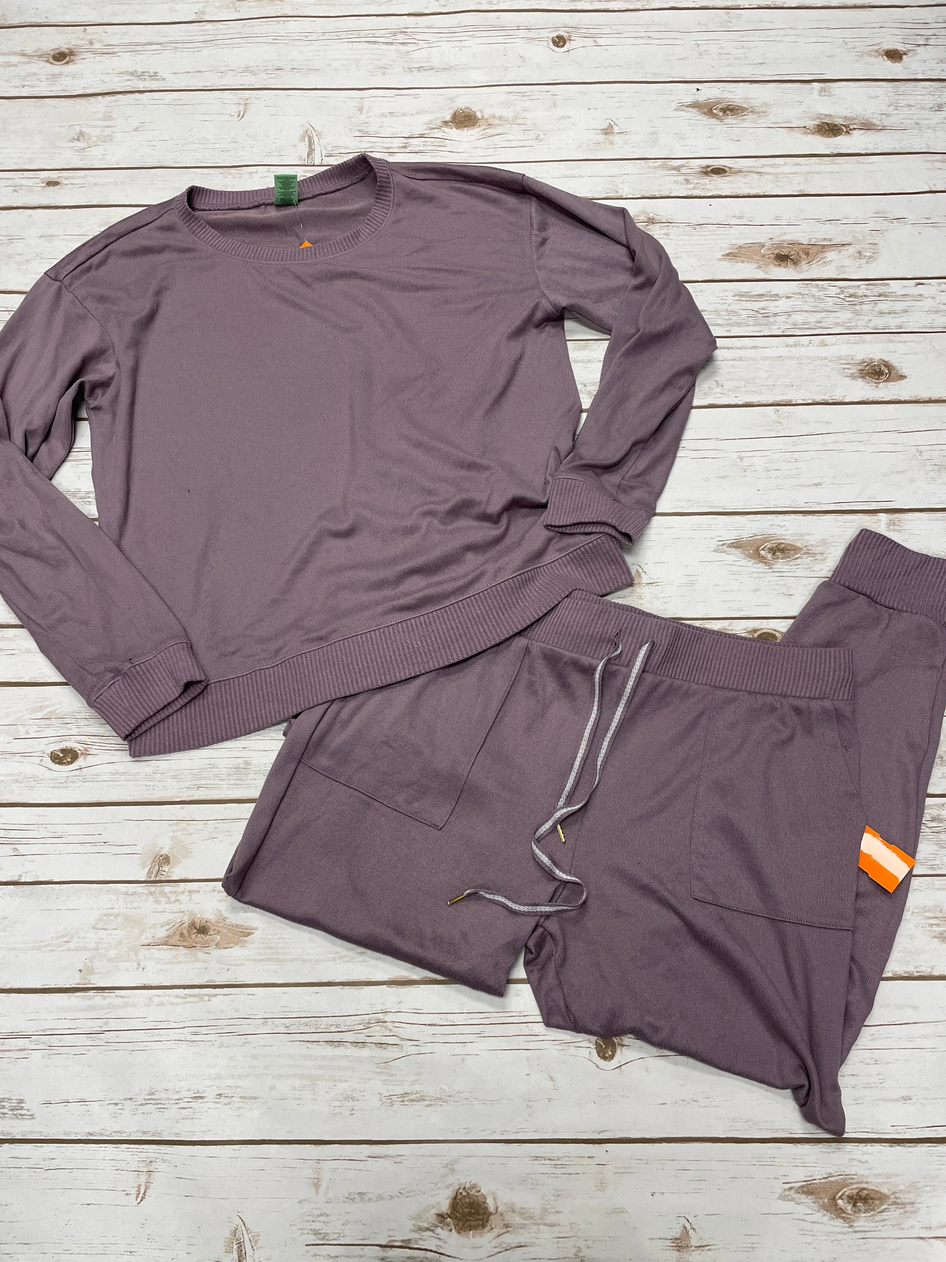 Lounge Set Pants By Cme In Purple, Size: L
