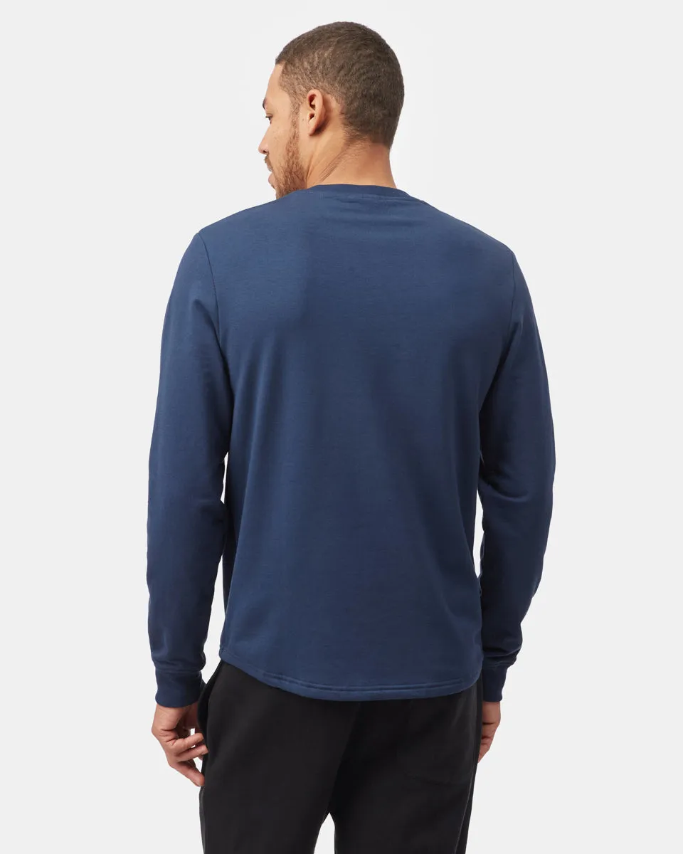 Lounge Shirt Tail Hem Crew