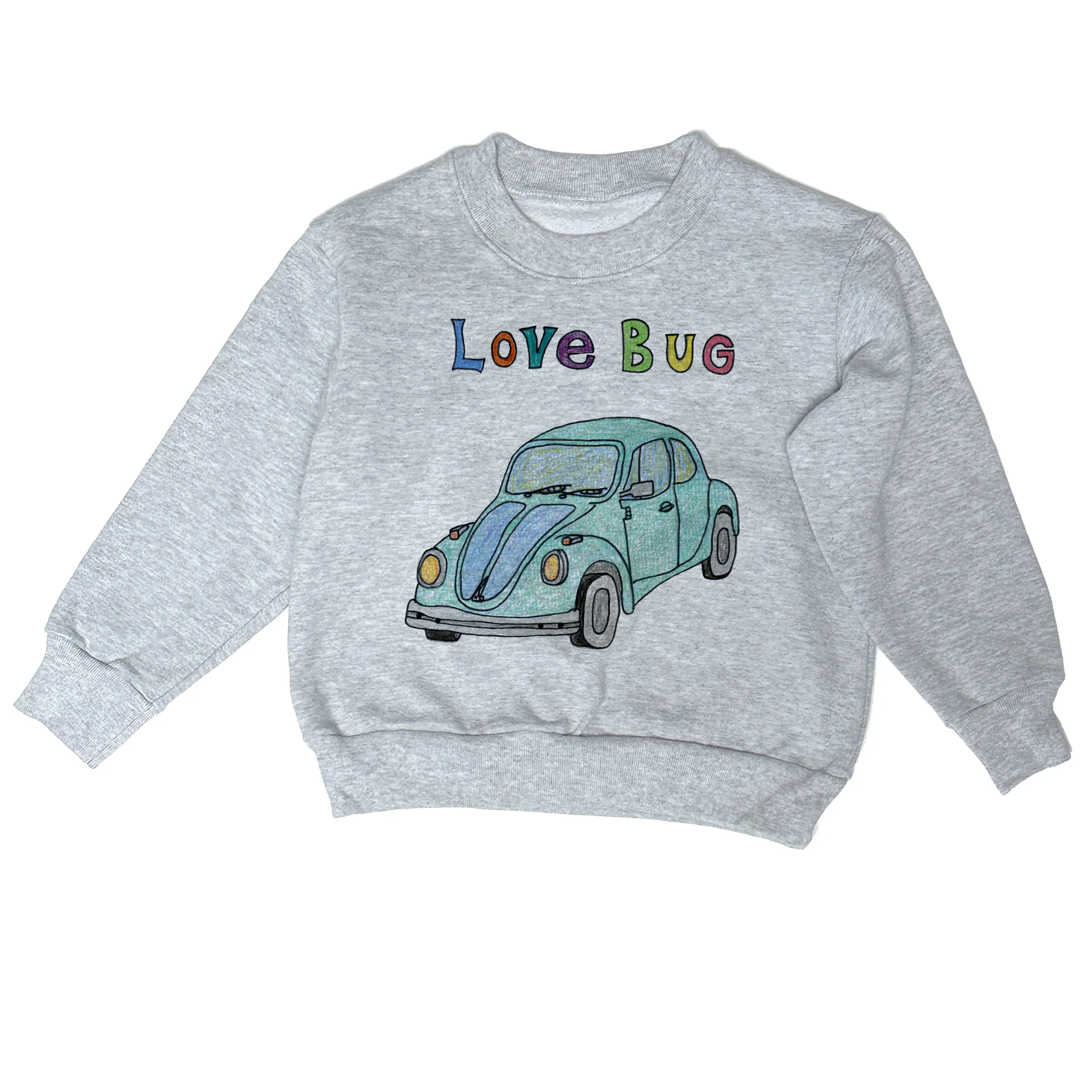 Love Bug - Heavy Fleece sweatshirt grey