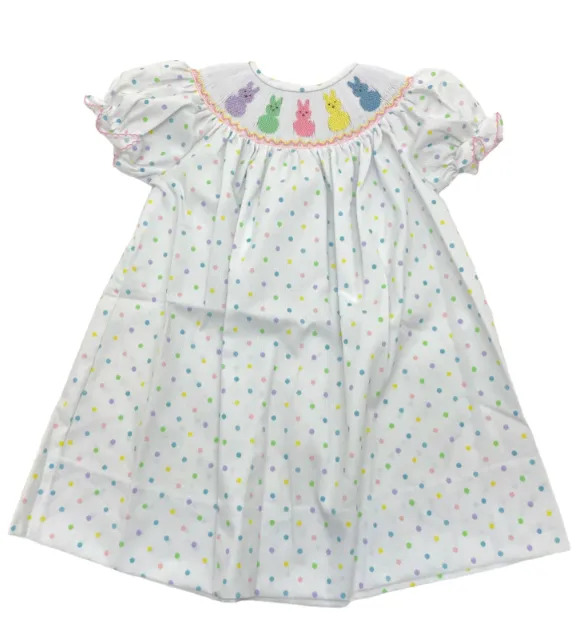 Lulu Bebe Peeps Smocked Boy Bubble