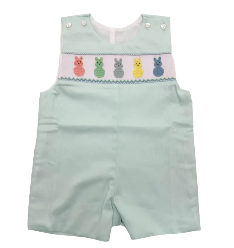Lulu Bebe Peeps Smocked Boy Bubble
