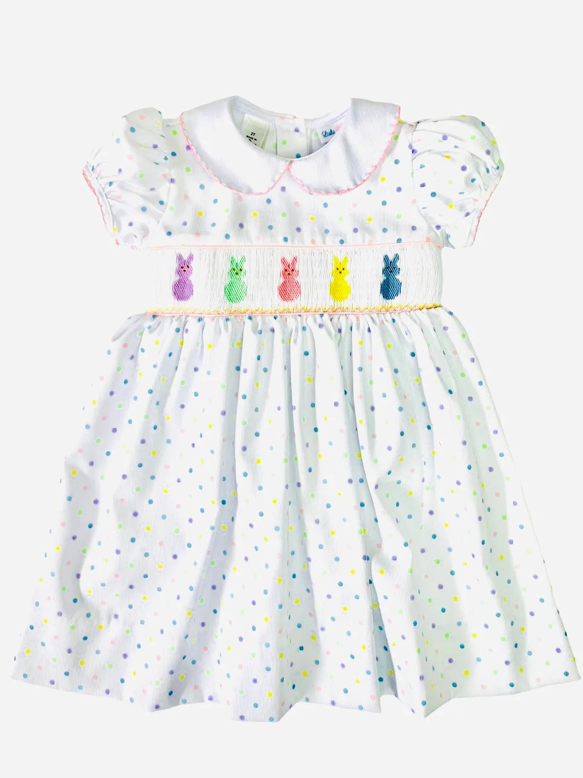 Lulu Bebe Peeps Smocked Boy Bubble