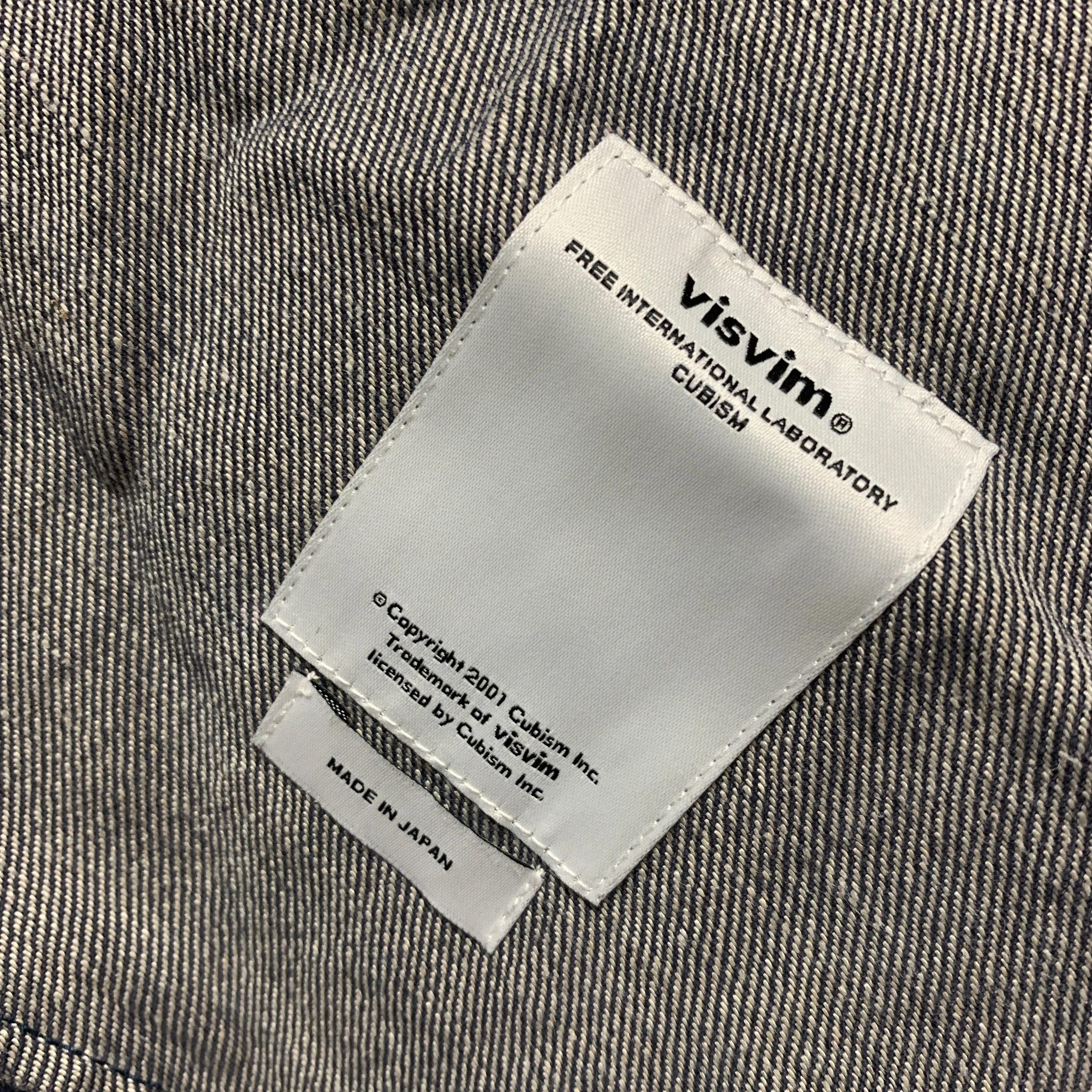 [M] Visvim 14SS SS Seabee Pant DMGD Cotton/Linen overalls braces