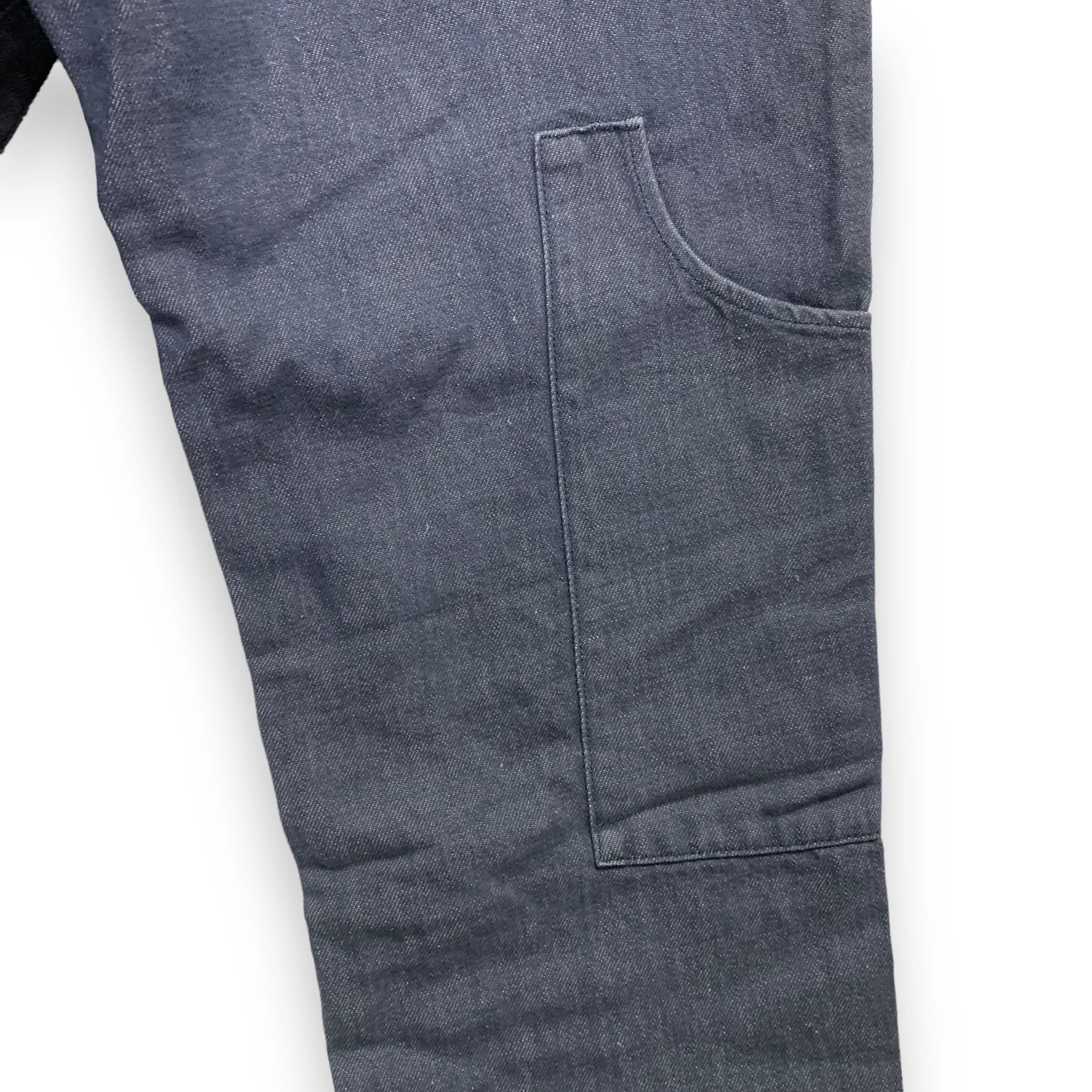 [M] Visvim 14SS SS Seabee Pant DMGD Cotton/Linen overalls braces