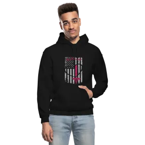 Ma Nurse Flag Front Print Gildan Heavy Blend Adult Hoodie