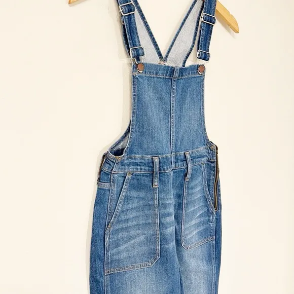 MADEWELL Denim Overalls Jumpsuit Skinny Jansing Wash Size XS Like New!