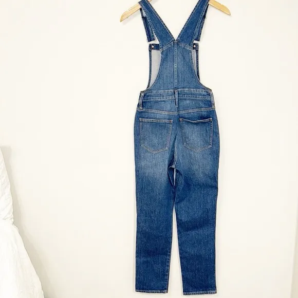 MADEWELL Denim Overalls Jumpsuit Skinny Jansing Wash Size XS Like New!