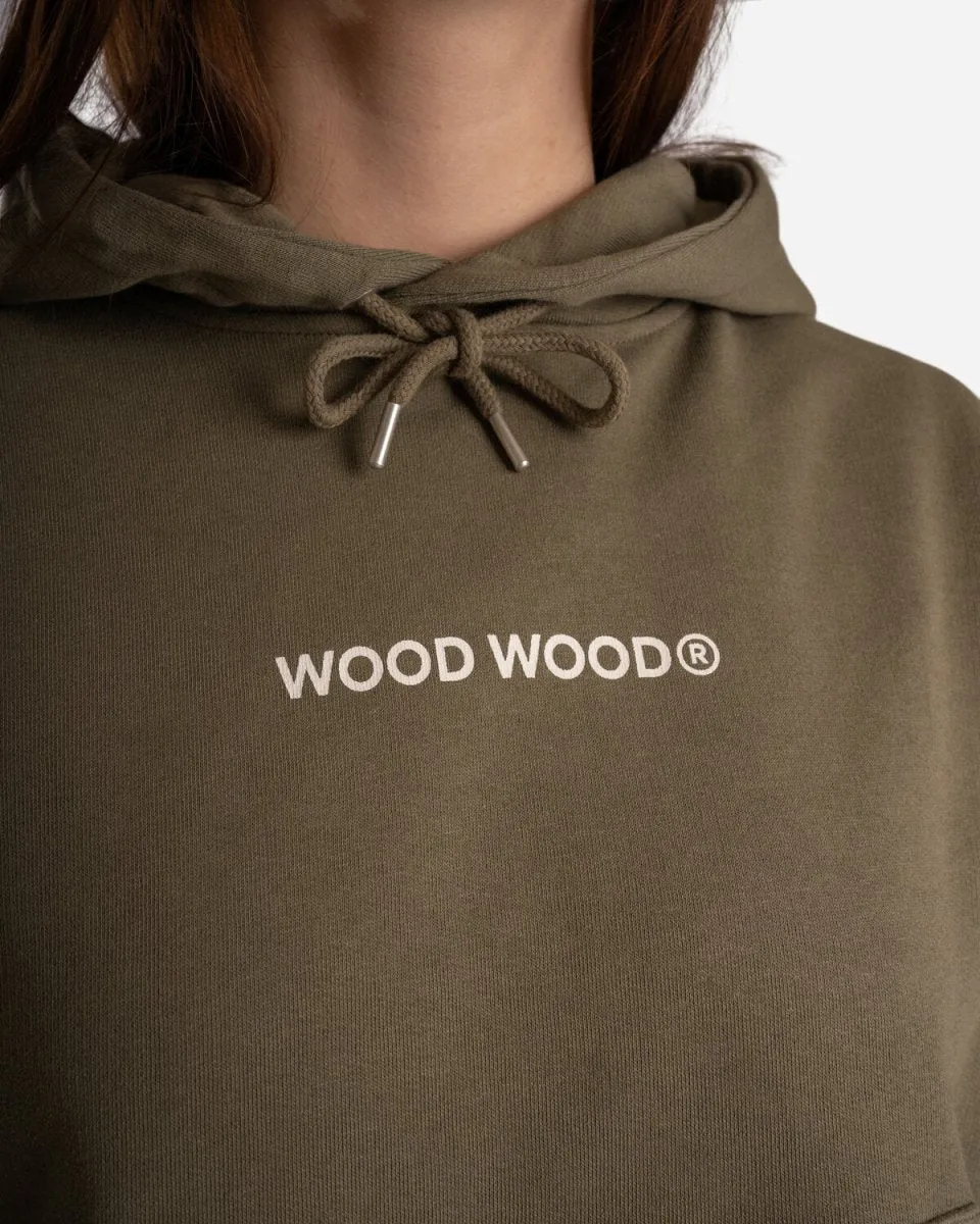 Mary logo hoodie -  Dusty Green