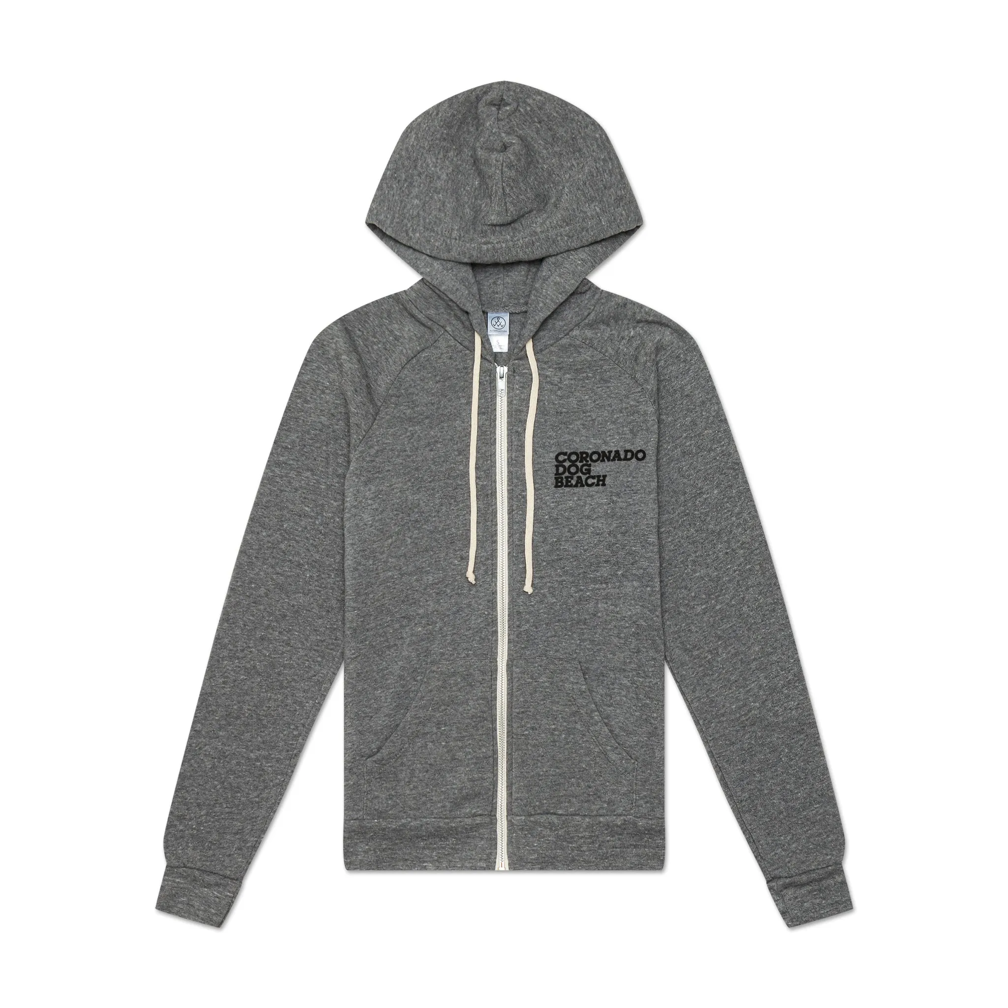 May Gray Sunset Zip Hoodie (Slim Fit)