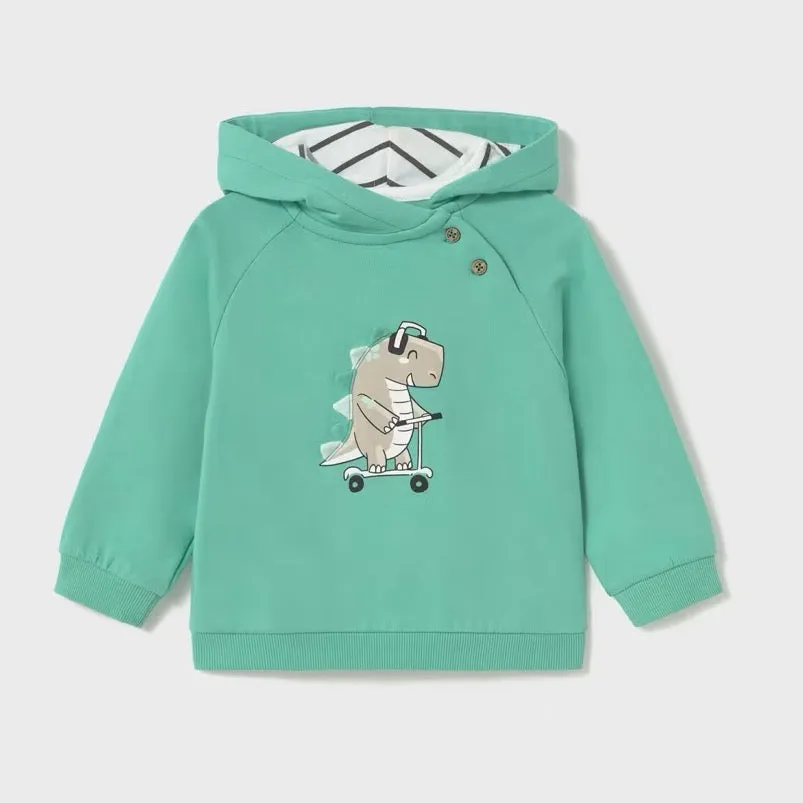 Mayoral Infant Boys Dino Hoodie 1467