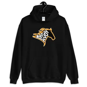McAvoy Black Stallion Horse Hooded Sweatshirt