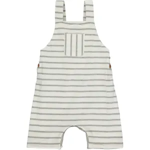 Me & Henry Dandy Overalls - Grey/White