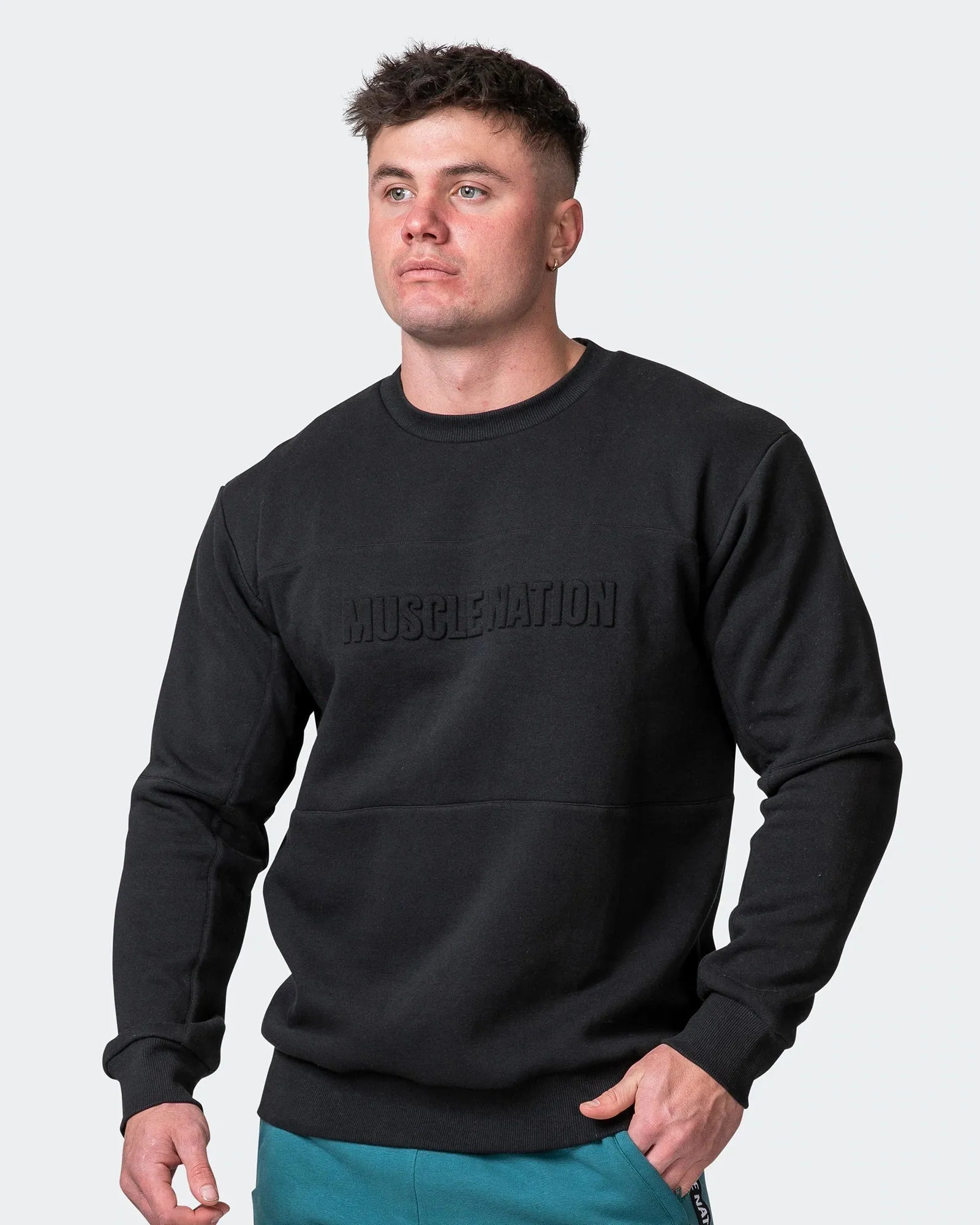 Mens Lounge Jumper - Black
