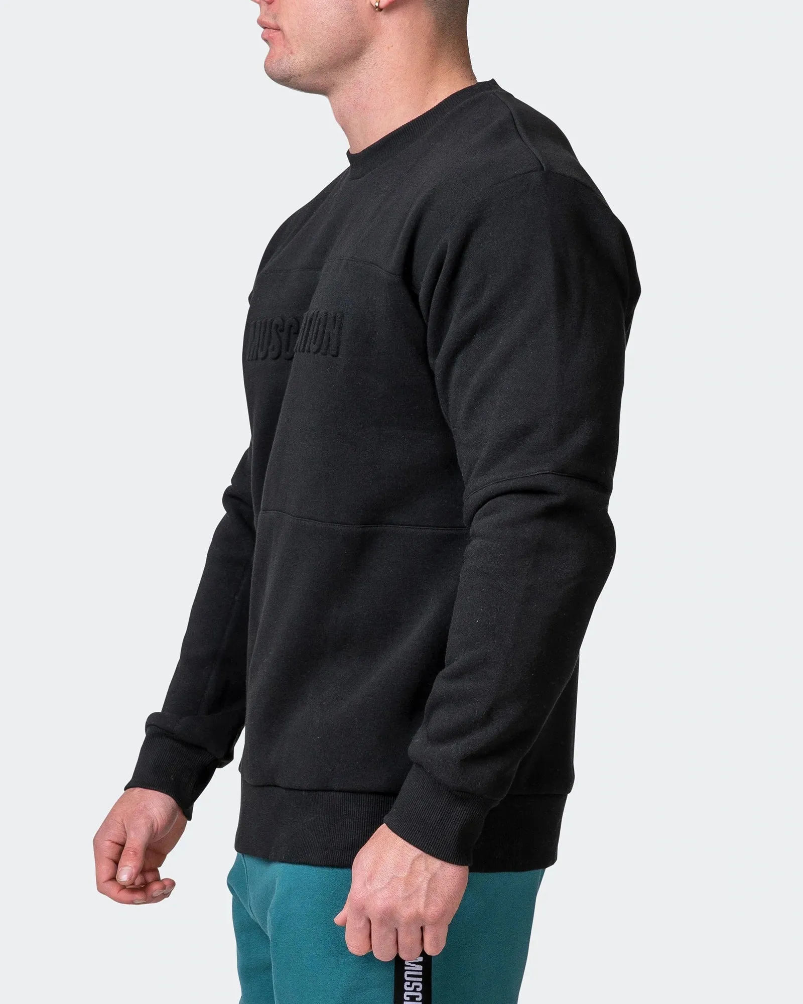 Mens Lounge Jumper - Black