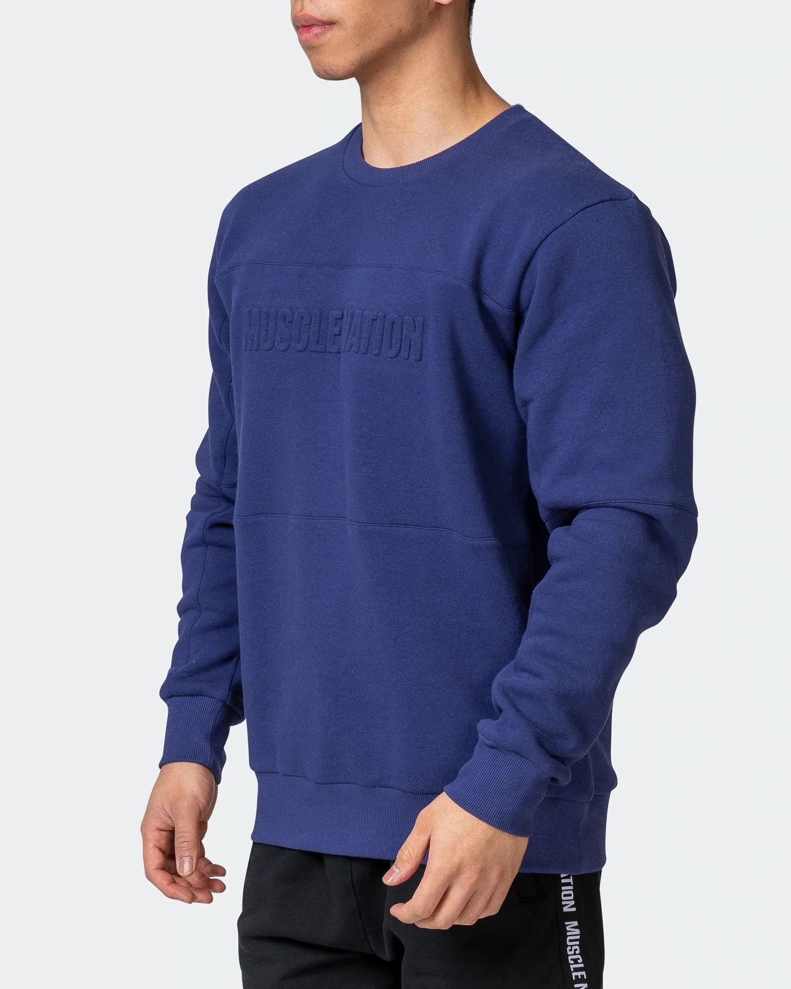 Mens Lounge Jumper - Dark Cobalt